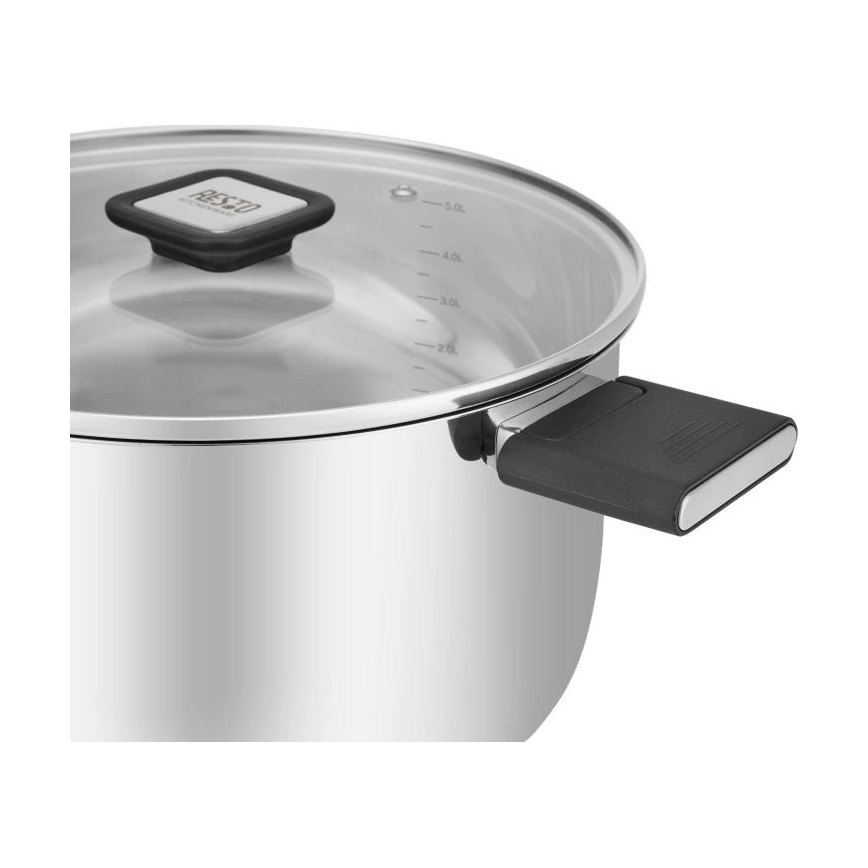 Resto - Kookpan met deksel ANSER 5,8 l 24 cm