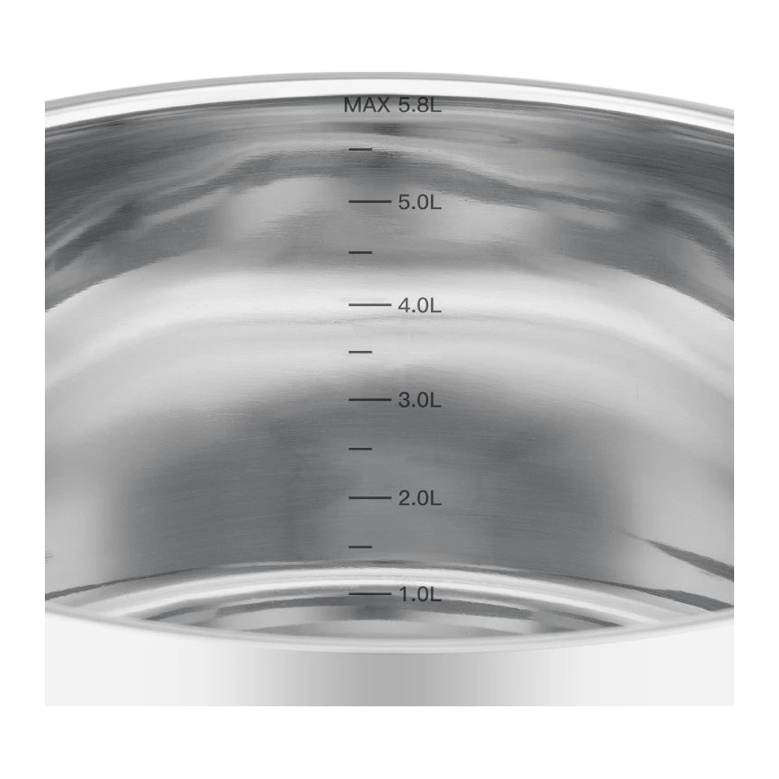 Resto - Kookpan met deksel ANSER 5,8 l 24 cm
