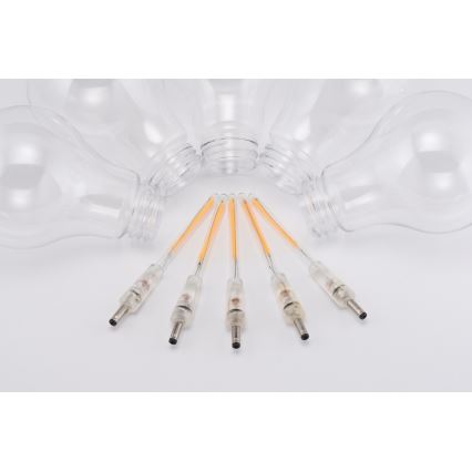 Decoratieve LED Lichtketting voor Buiten 10xA60 7,5m IP44 warm wit