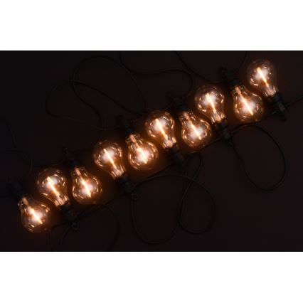Decoratieve LED Lichtketting voor Buiten 10xA60 7,5m IP44 warm wit