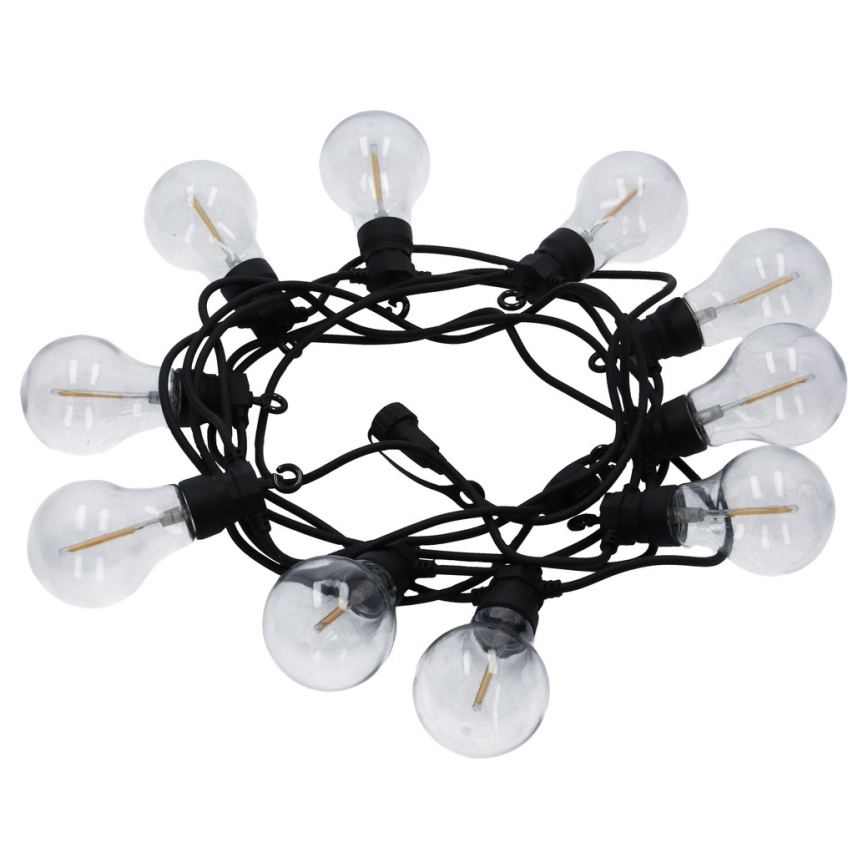 Decoratieve LED Lichtketting voor Buiten 10xA60 7,5m IP44 warm wit