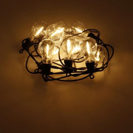Decoratieve LED Lichtketting voor Buiten 10xA60 7,5m IP44 warm wit