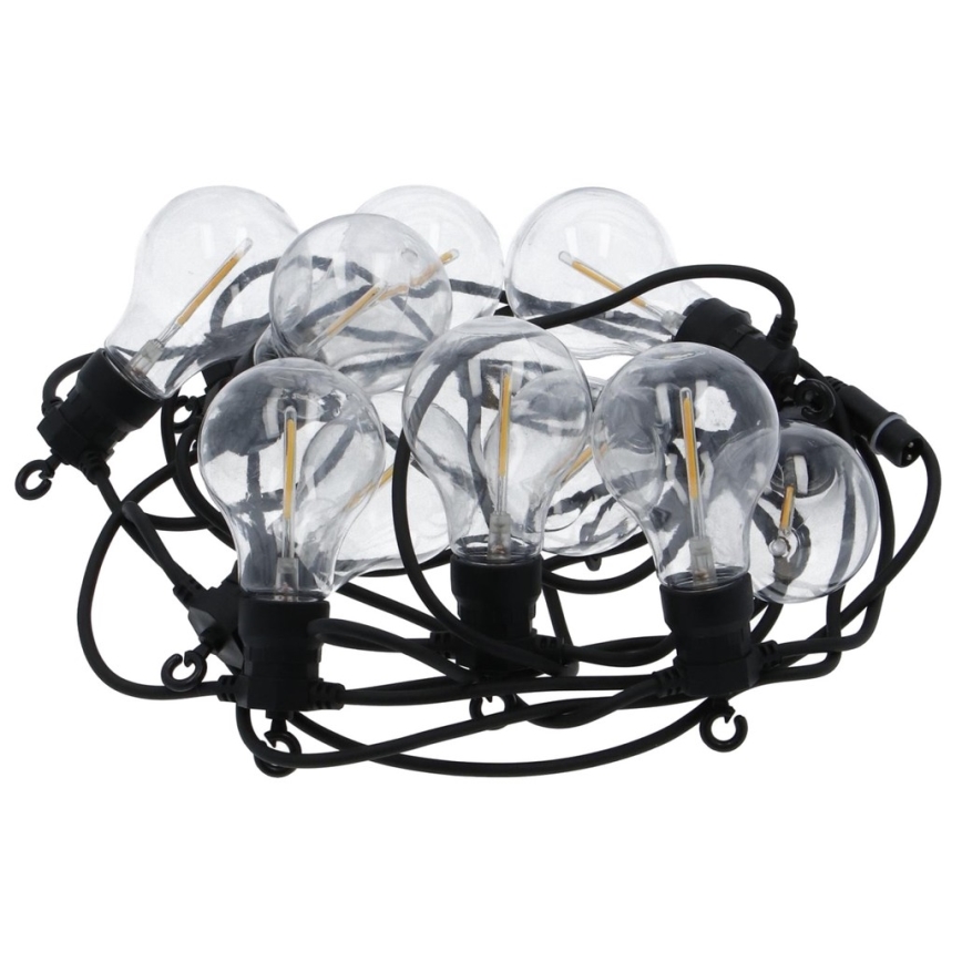 Decoratieve LED Lichtketting voor Buiten 10xA60 7,5m IP44 warm wit
