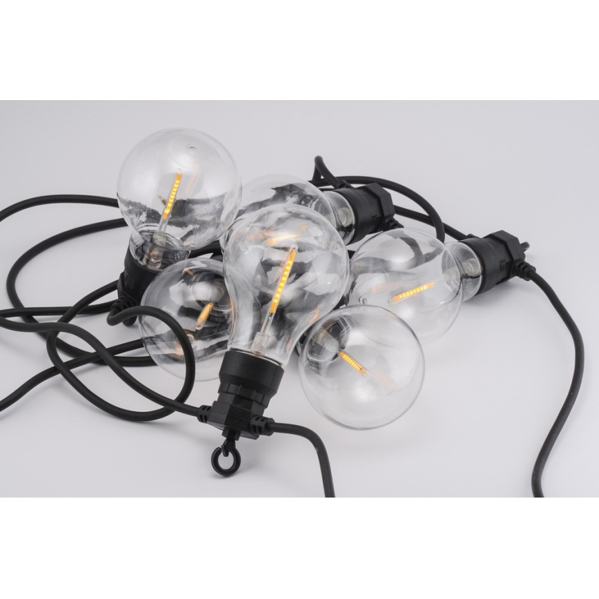 Decoratieve LED Lichtketting voor Buiten 10xA60 7,5m IP44 warm wit