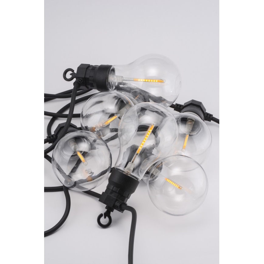 Decoratieve LED Lichtketting voor Buiten 10xA60 7,5m IP44 warm wit