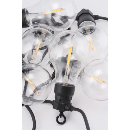 Decoratieve LED Lichtketting voor Buiten 10xA60 7,5m IP44 warm wit