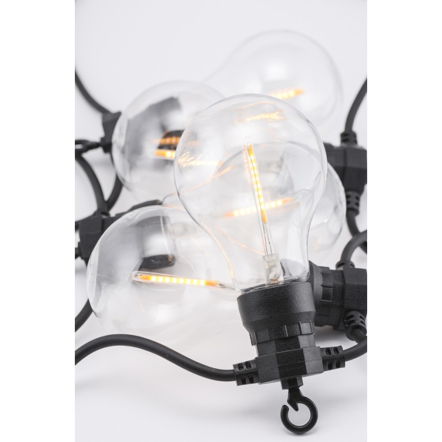 Decoratieve LED Lichtketting voor Buiten 10xA60 7,5m IP44 warm wit