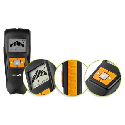 Digitale ondergrondse detector 4-in-1 9V 1x6LR61