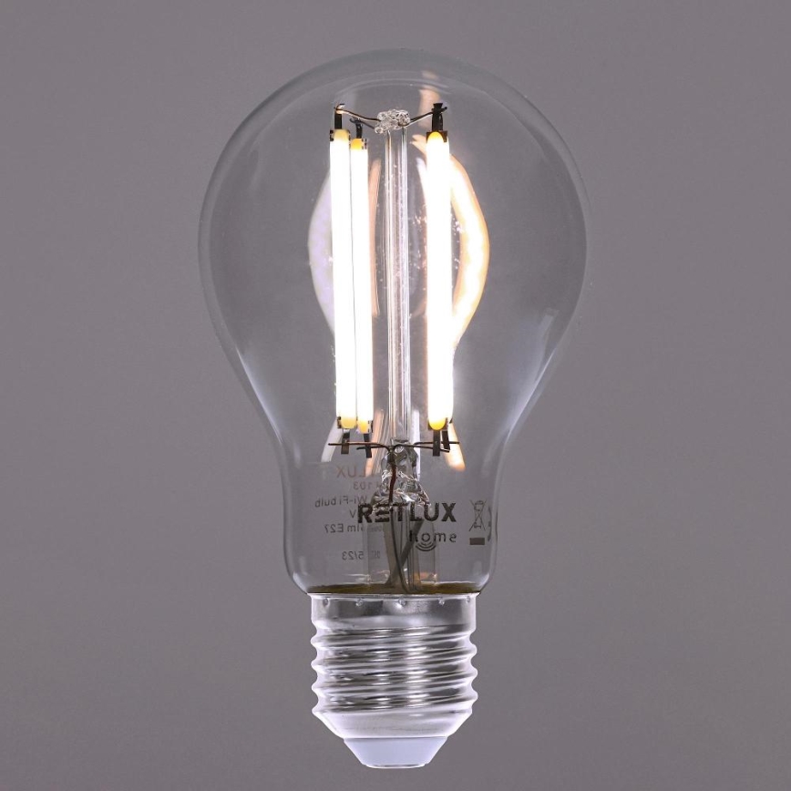 Dimbare LED Lamp FILAMENT A60 E27/7W/230V 2700-6500K Wi-Fi Tuya