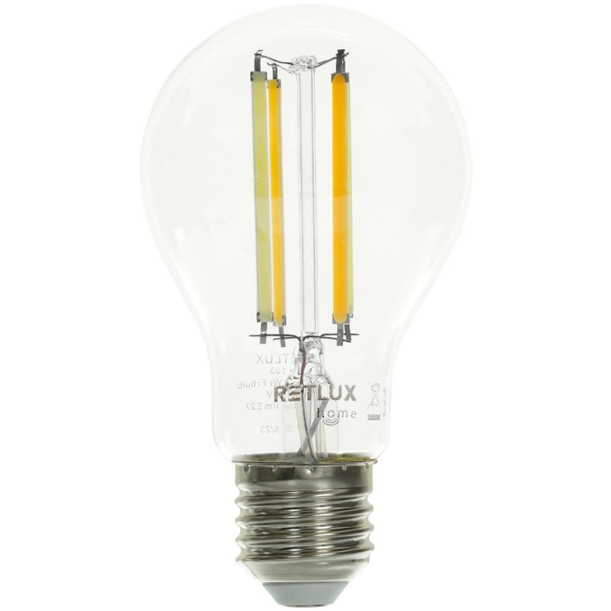 Dimbare LED Lamp FILAMENT A60 E27/7W/230V 2700-6500K Wi-Fi Tuya