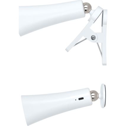 Retlux - Dimbare oplaadbare 3-in-1 LED-lamp LED/3W/5V 1200 mAh wit