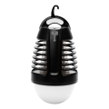 Retlux - Draagbare oplaadbare LED-lamp met insectenvanger LED/5W/1800 mAh IP44 zwart