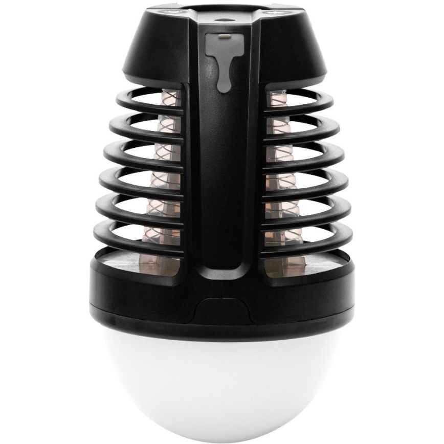 Retlux - Draagbare oplaadbare LED-lamp met insectenvanger LED/5W/1800 mAh IP44 zwart