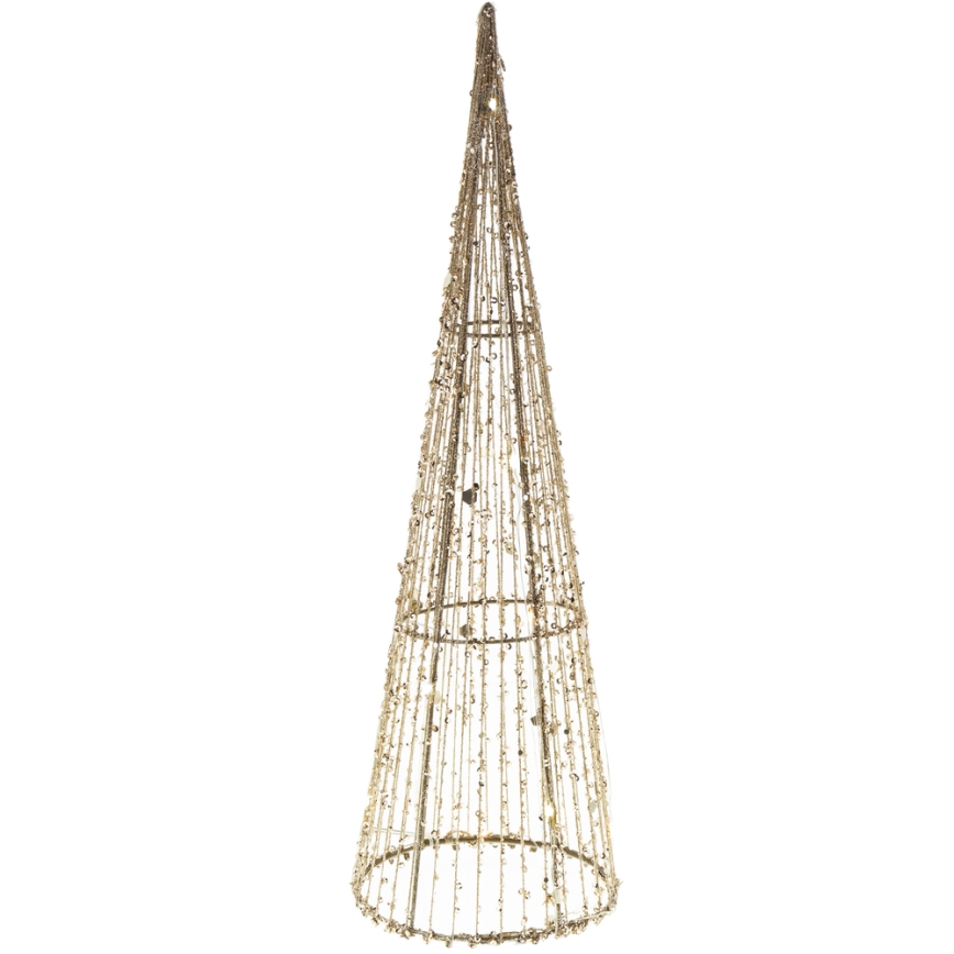 Kerst LED Decoratie LED/2xAA 40 cm kegel