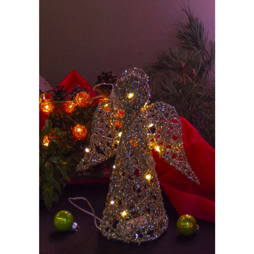 Kerst LED Decoratie LED/2xAA engel