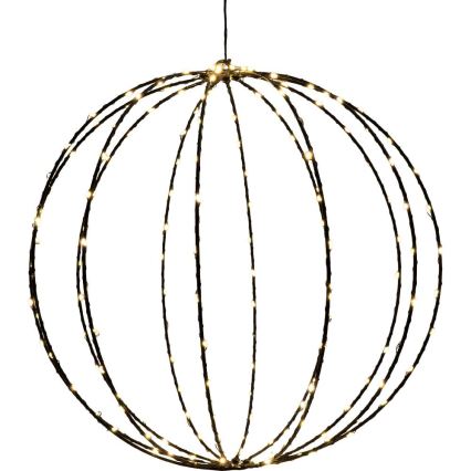 LED buiten kerstdecoratie LED/2,1W/230V Ø 40 cm IP44 warm wit