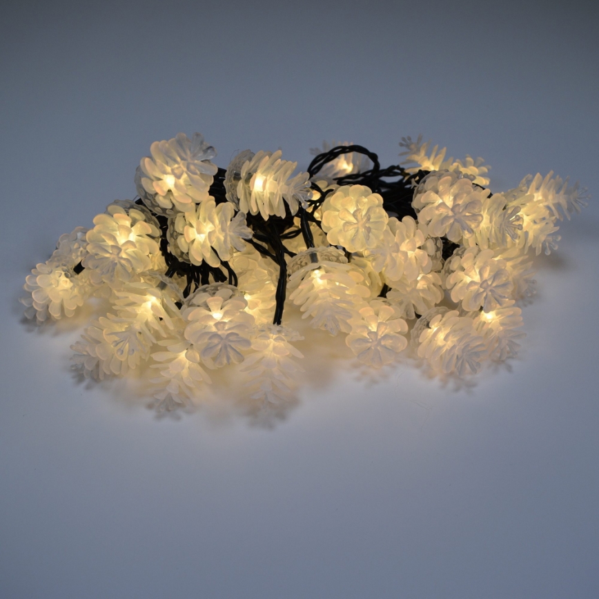 LED buiten kerstverlichting 40xLED/15m IP44 warm wit