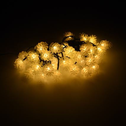 LED buiten kerstverlichting 40xLED/15m IP44 warm wit