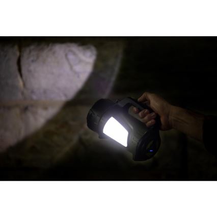 LED Dimbaar buitenshuis oplaadbaar zaklamp met een powerbank LED/21W/4400mAh IP44