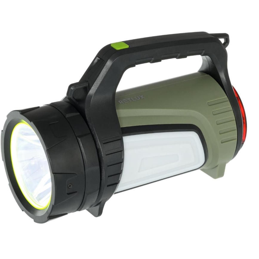 LED Dimbaar buitenshuis oplaadbaar zaklamp met een powerbank LED/21W/4400mAh IP44
