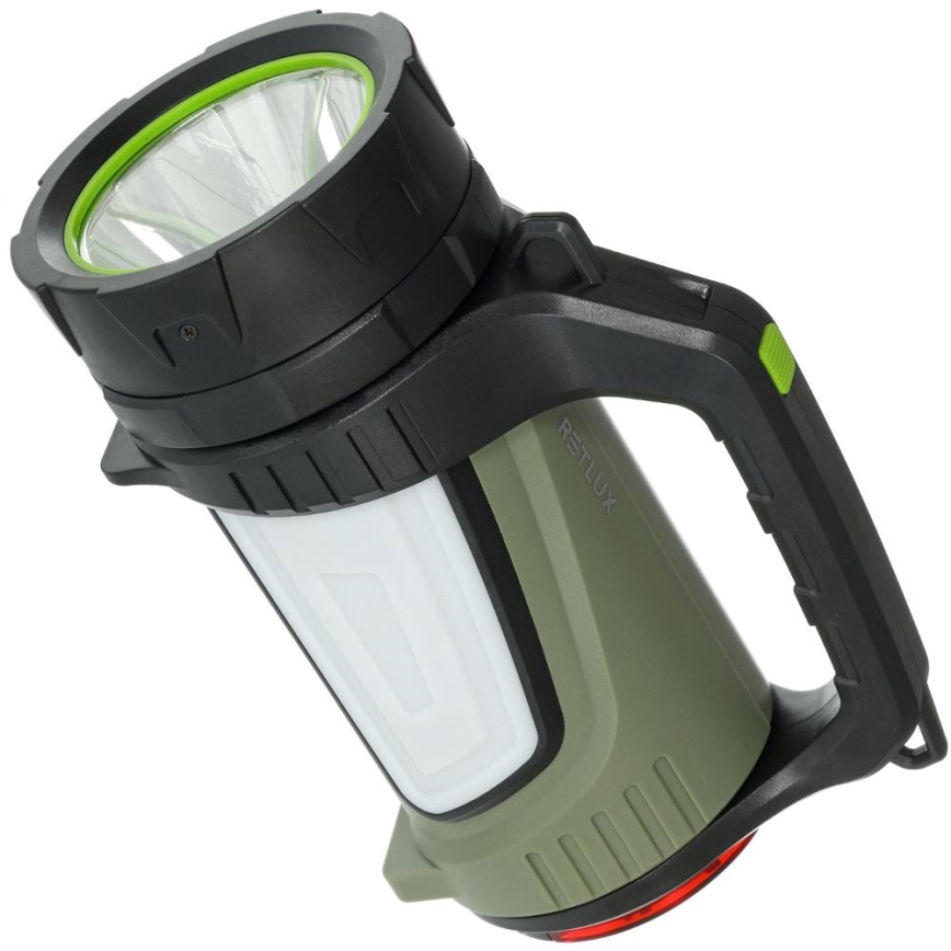 LED Dimbaar buitenshuis oplaadbaar zaklamp met een powerbank LED/21W/4400mAh IP44