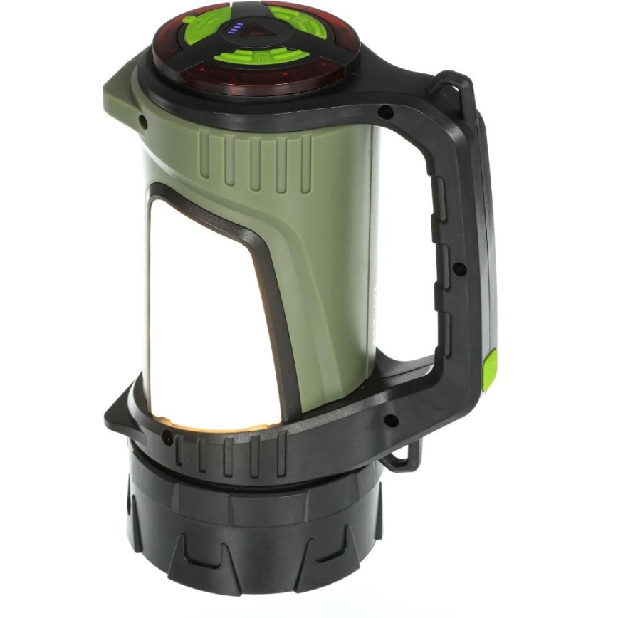 LED Dimbaar buitenshuis oplaadbaar zaklamp met een powerbank LED/21W/4400mAh IP44