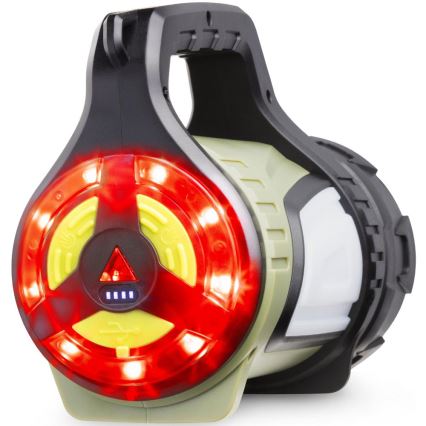 LED Dimbaar buitenshuis oplaadbaar zaklamp met een powerbank LED/21W/4400mAh IP44