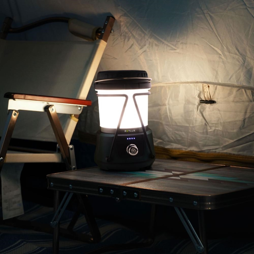 LED Dimbaar draagbaar lamp met powerbankfunctie LED/3W/4400 mAh IPX2