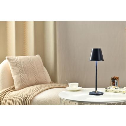 LED Dimbare oplaadbare tafellamp LED/3W/1800 mAh donkerblauw