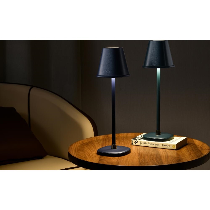 LED Dimbare oplaadbare tafellamp LED/3W/1800 mAh donkerblauw