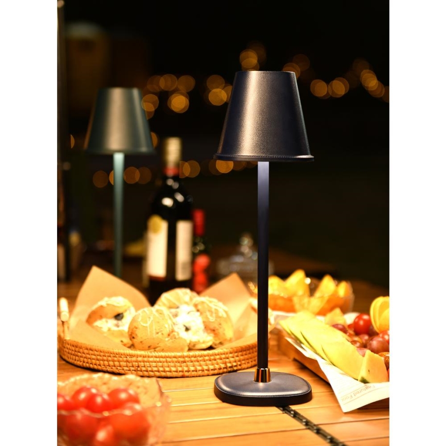 LED Dimbare oplaadbare tafellamp LED/3W/1800 mAh donkerblauw
