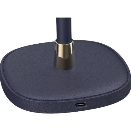 LED Dimbare oplaadbare tafellamp LED/3W/1800 mAh donkerblauw
