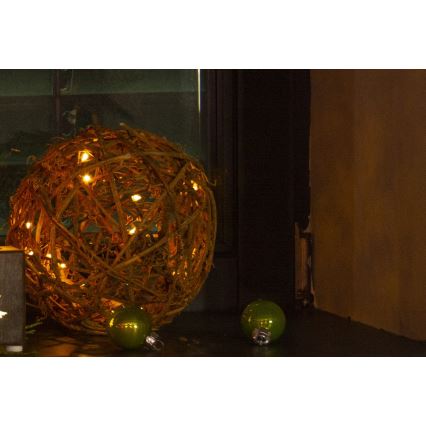 LED Kerst Decoratie 20xLED/3xAA warm wit