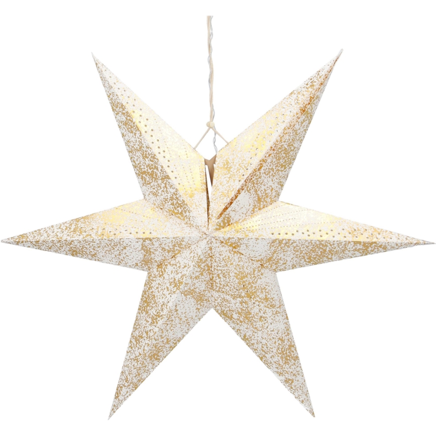 LED Kerst Decoratie LED/3xAA ster goud