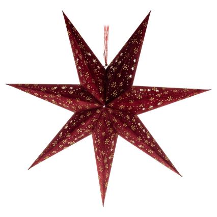 LED Kerst Decoratie LED/3xAA ster rood