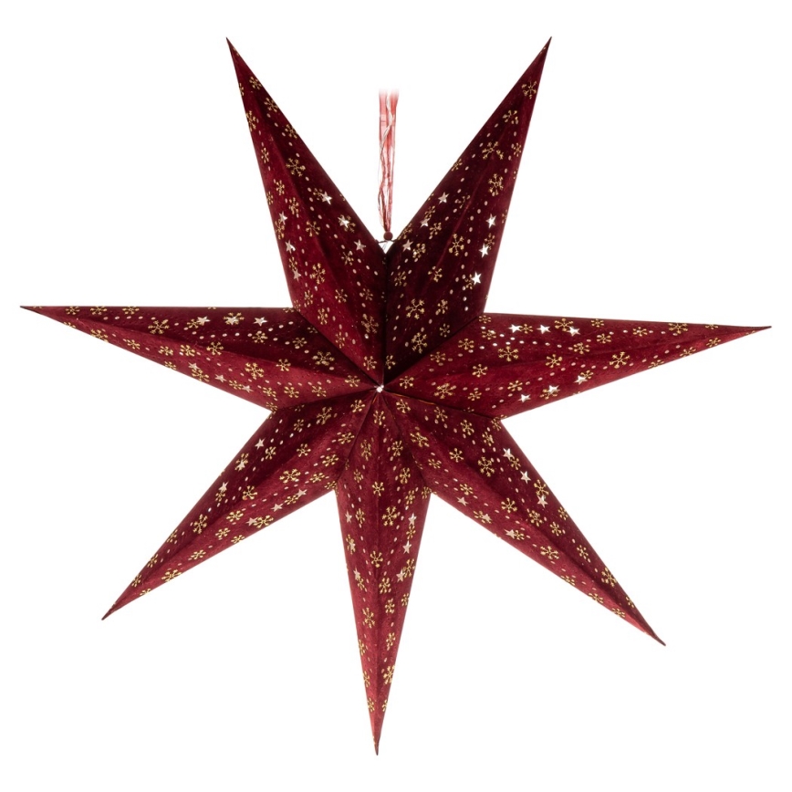 LED Kerst Decoratie LED/3xAA ster rood