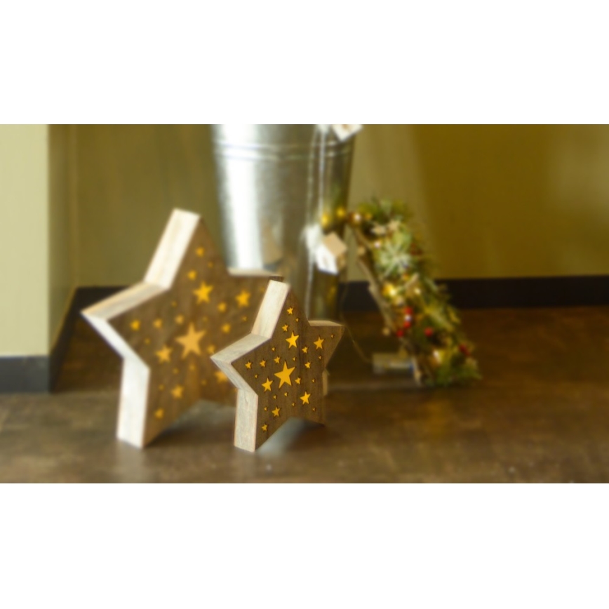 LED kerstdecoratie LED/2xAAA warm wit