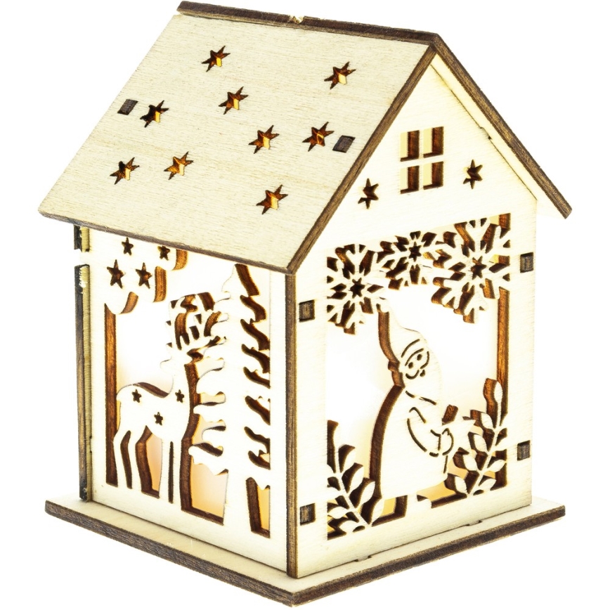 LED kerstdecoratie LED/2xLR44 warm wit