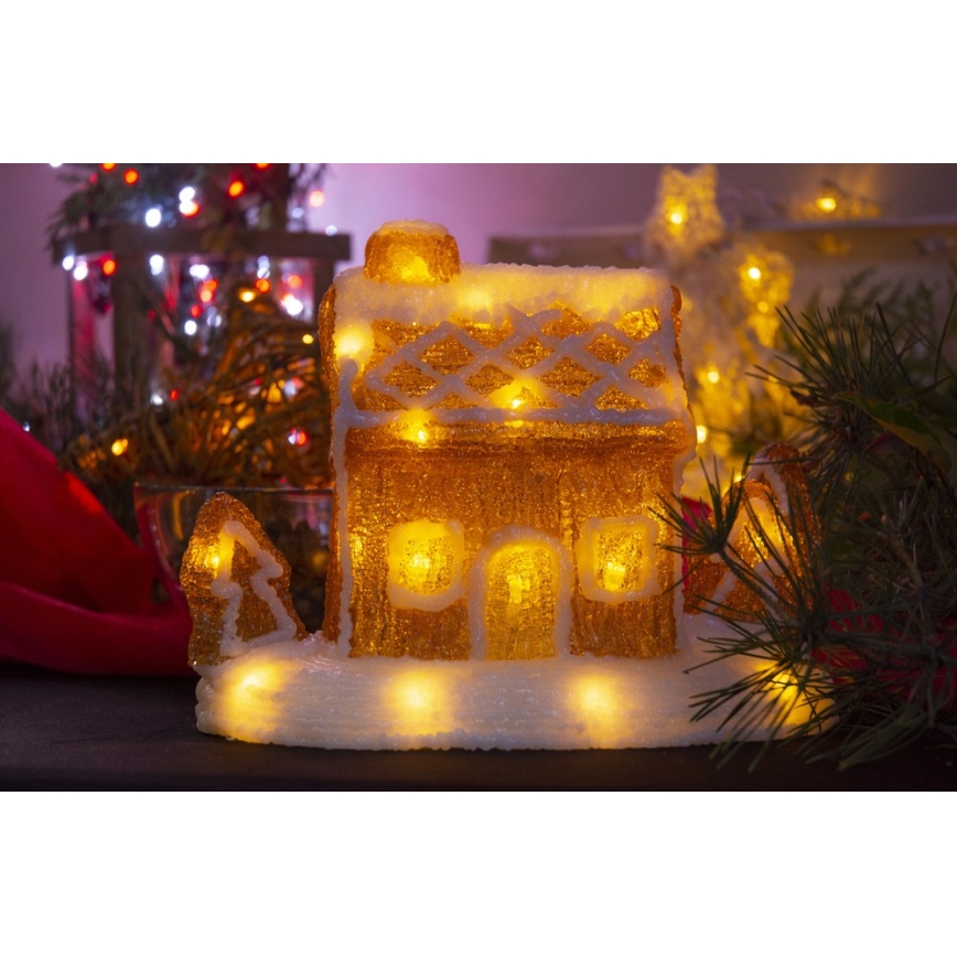 LED kerstdecoratie LED/3xAA warm wit
