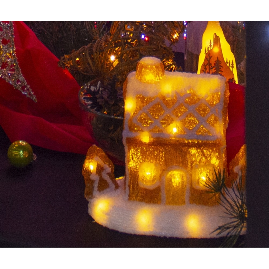 LED kerstdecoratie LED/3xAA warm wit