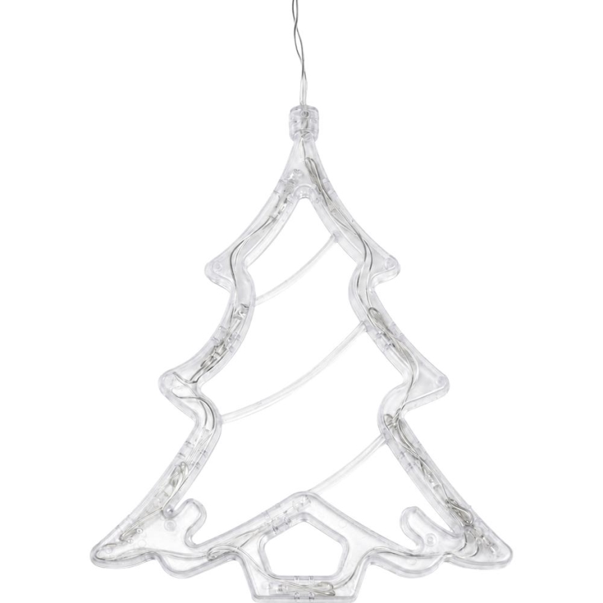 LED kerstdecoratie LED/3xAAA/warm wit kerstboom