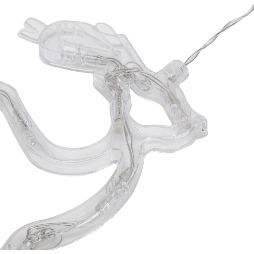 LED Kerstdecoratie LED/3xAAA/warm wit rendier