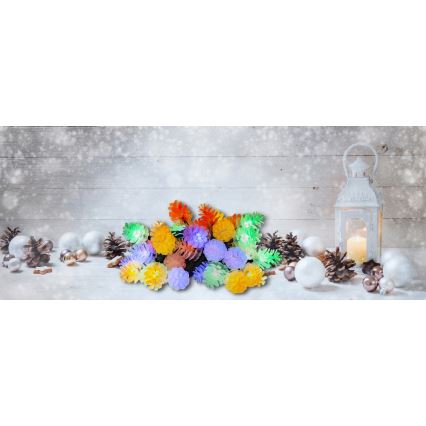 LED kerstverlichting voor buiten, 80xLED/25m, IP44, meerkleurig
