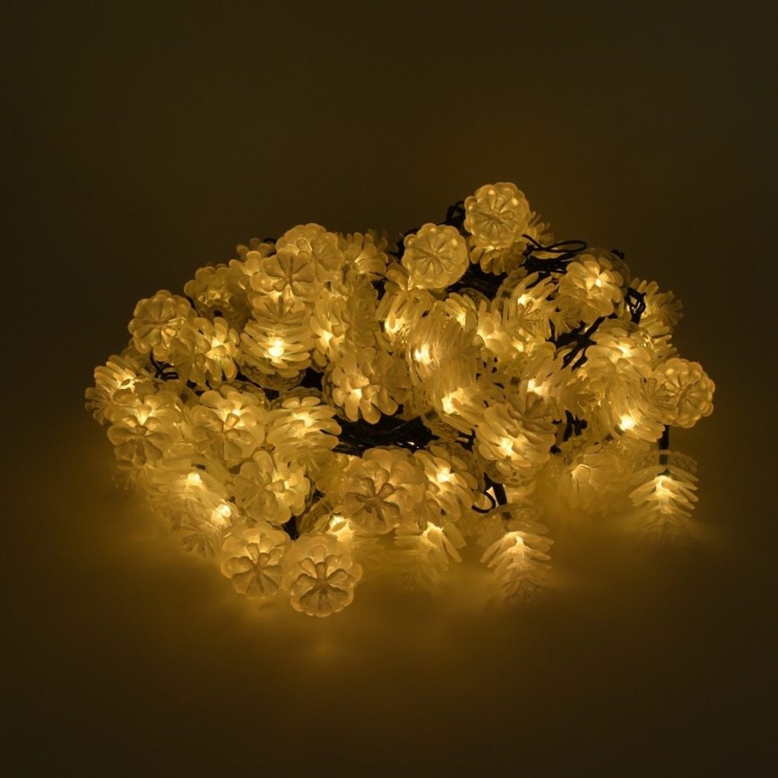 LED kerstlichtsnoer voor buiten 80xLED/25m IP44 warm wit