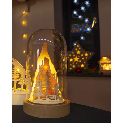 LED Kerstversiering LED/2xAA warm wit