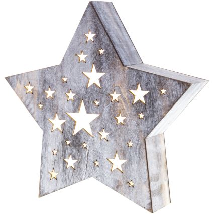 LED Kerstversiering LED/2xAAA ster