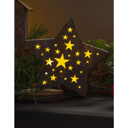 LED Kerstversiering LED/2xAAA ster