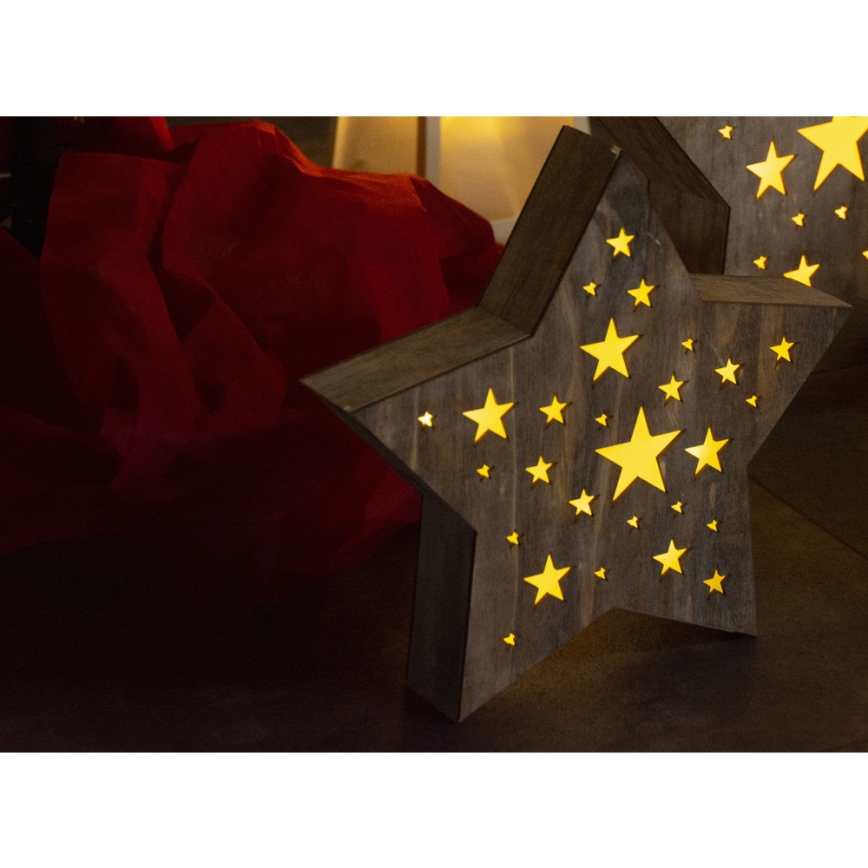 LED Kerstversiering LED/2xAAA ster