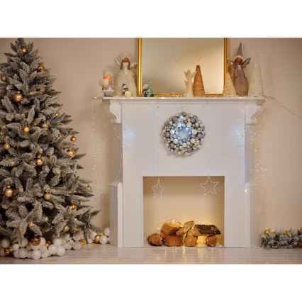LED Kerstversiering LED/2xLR44/warm wit engel