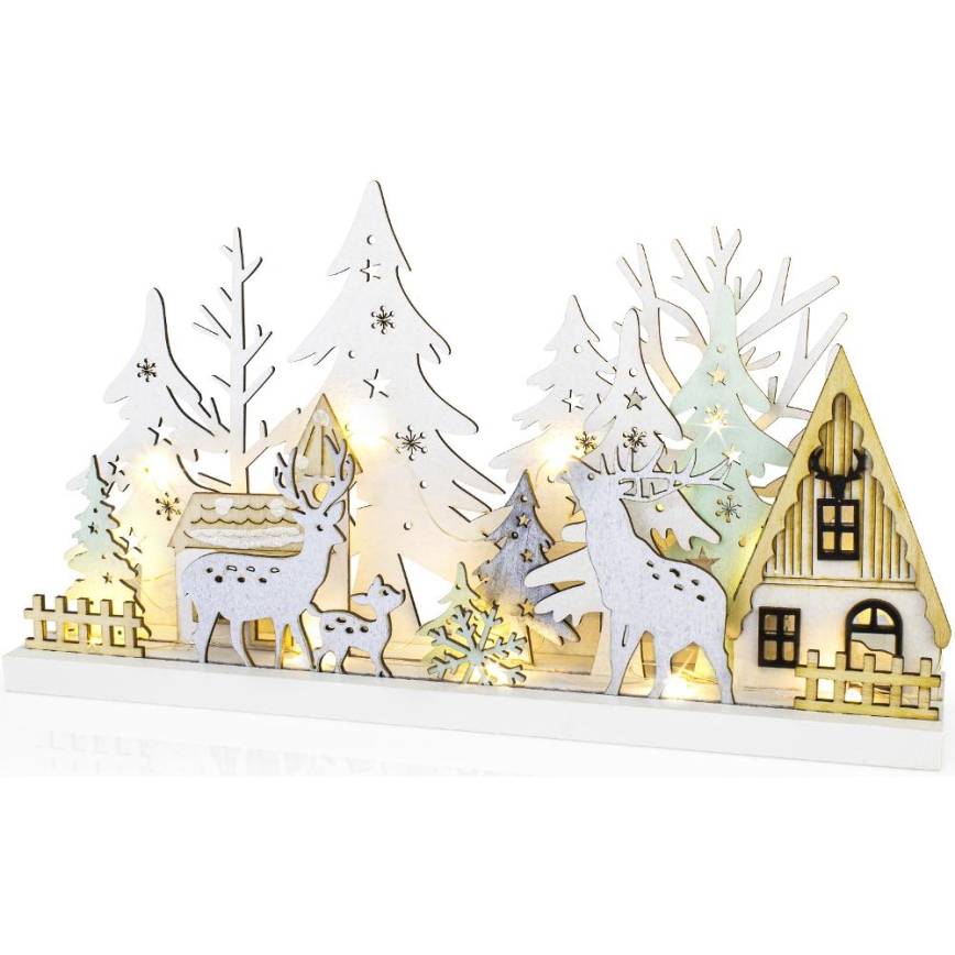 LED Kerstversiering LED/3xAAA/warm wit bos